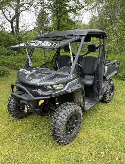 2016-2025 Can-am Defender Front Windshield Kit (Electric)